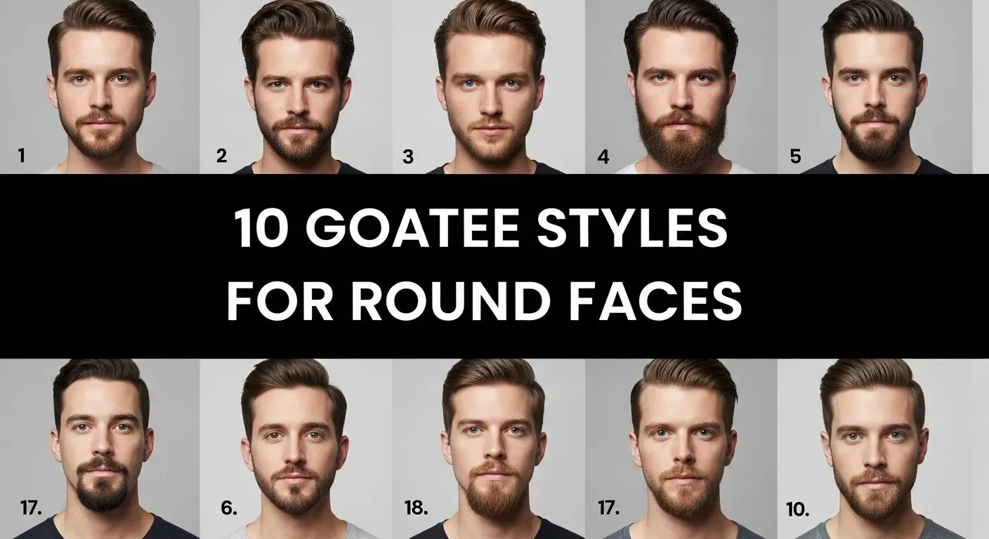 10 Goatee Styles for Round Faces