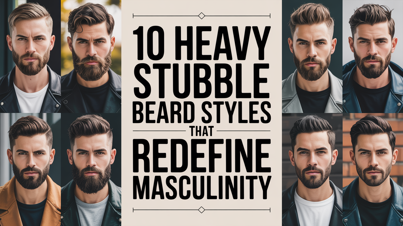 10 Heavy Stubble Beard Styles That Redefine Masculinity
