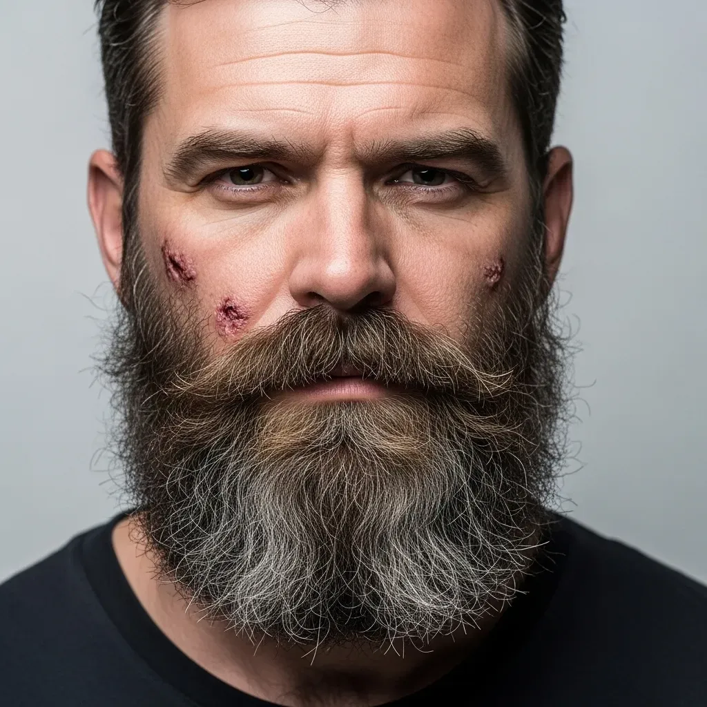 Battle-Scarred Beard