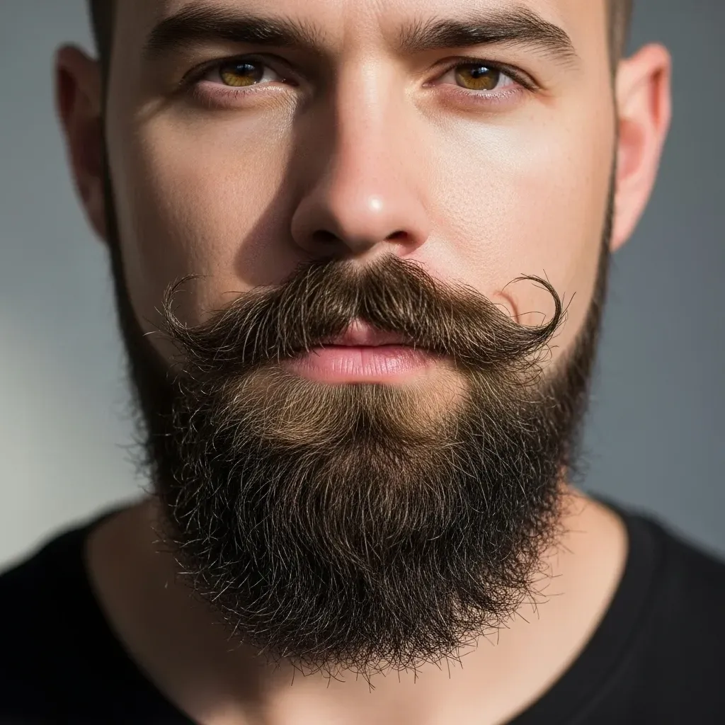 Bold Full Goatee Style