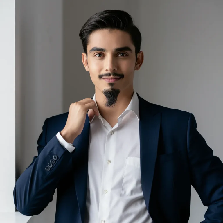 EXTENDED GOATEE BEARD