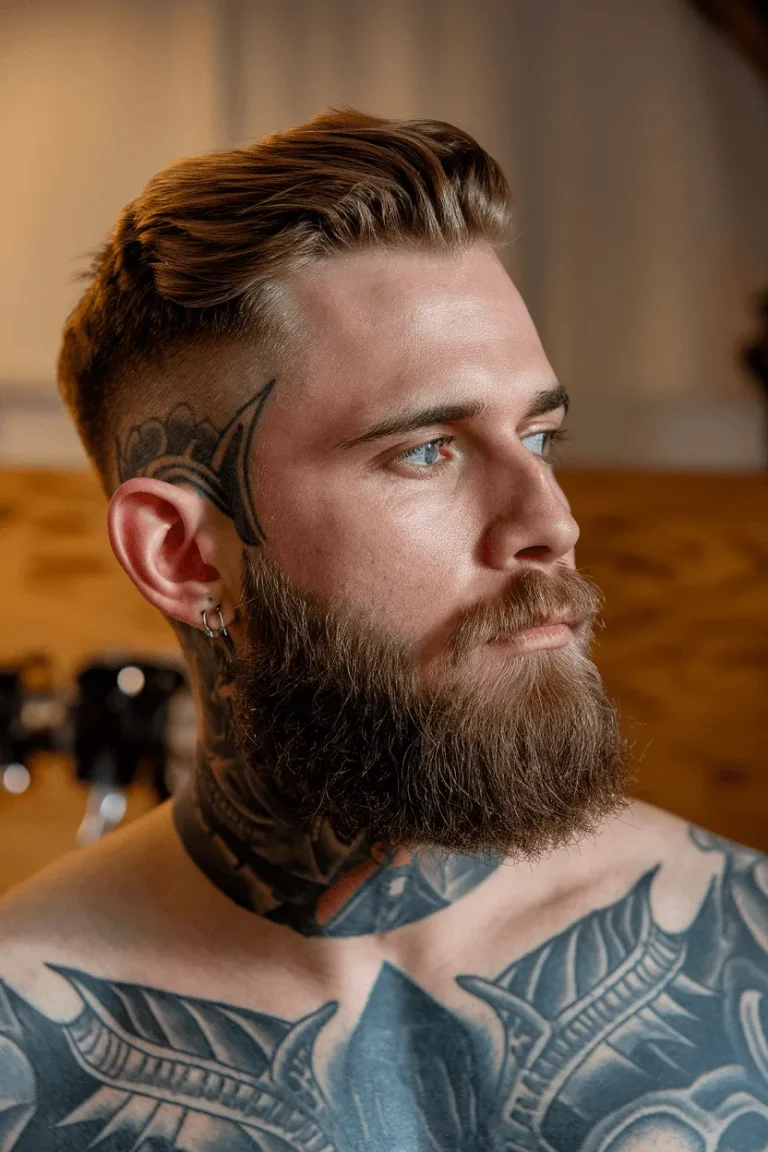 Heavy Stubble with a Fade