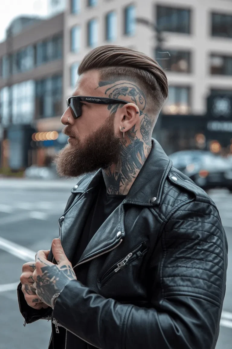 The Sculpted Stubble with Undercut