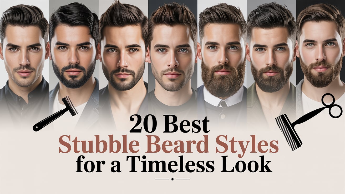 20 Best Stubble Beard Styles for a Timeless Look