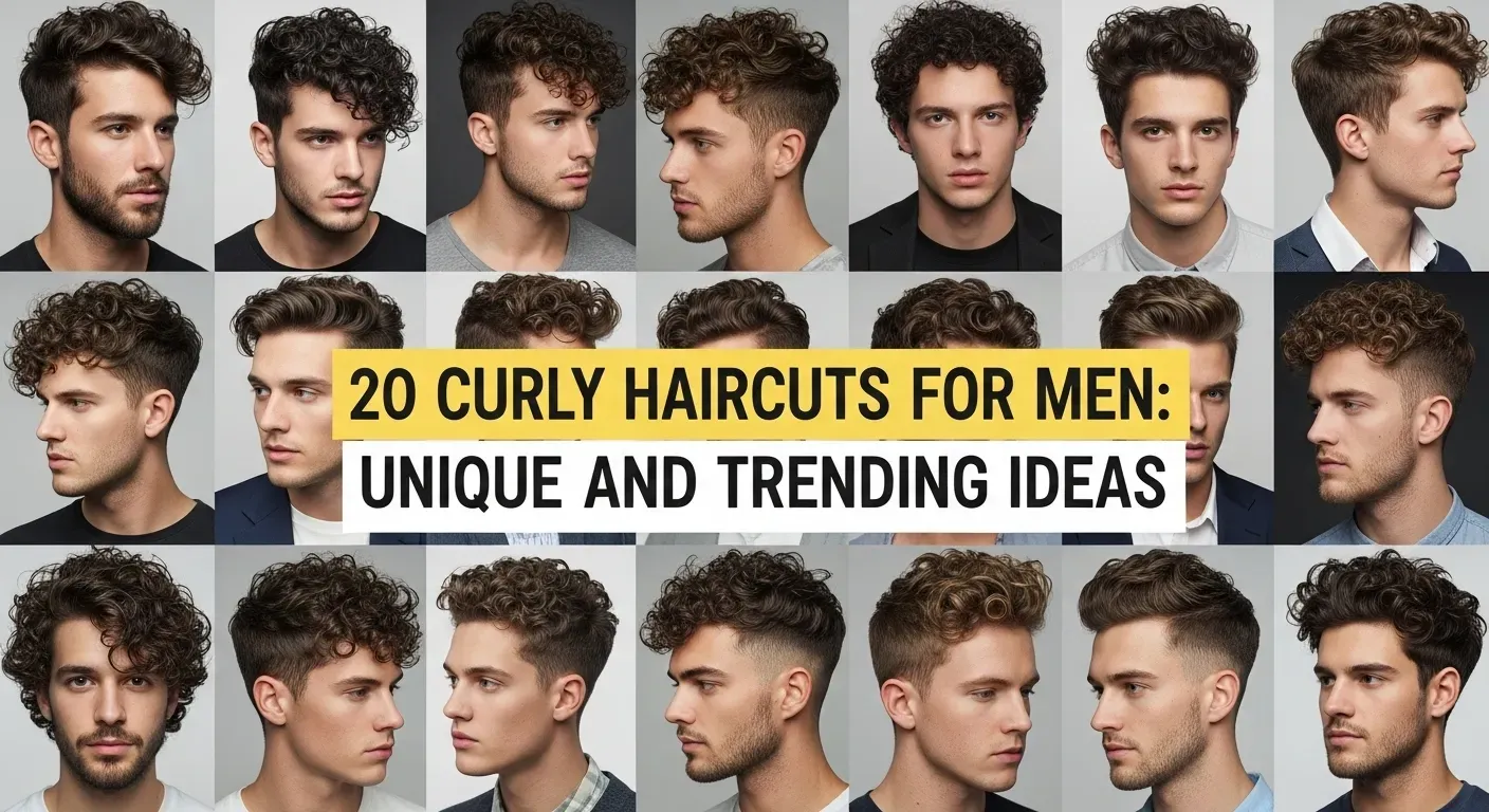 20 Curly Haircuts for Mens Unique and Trending Ideas