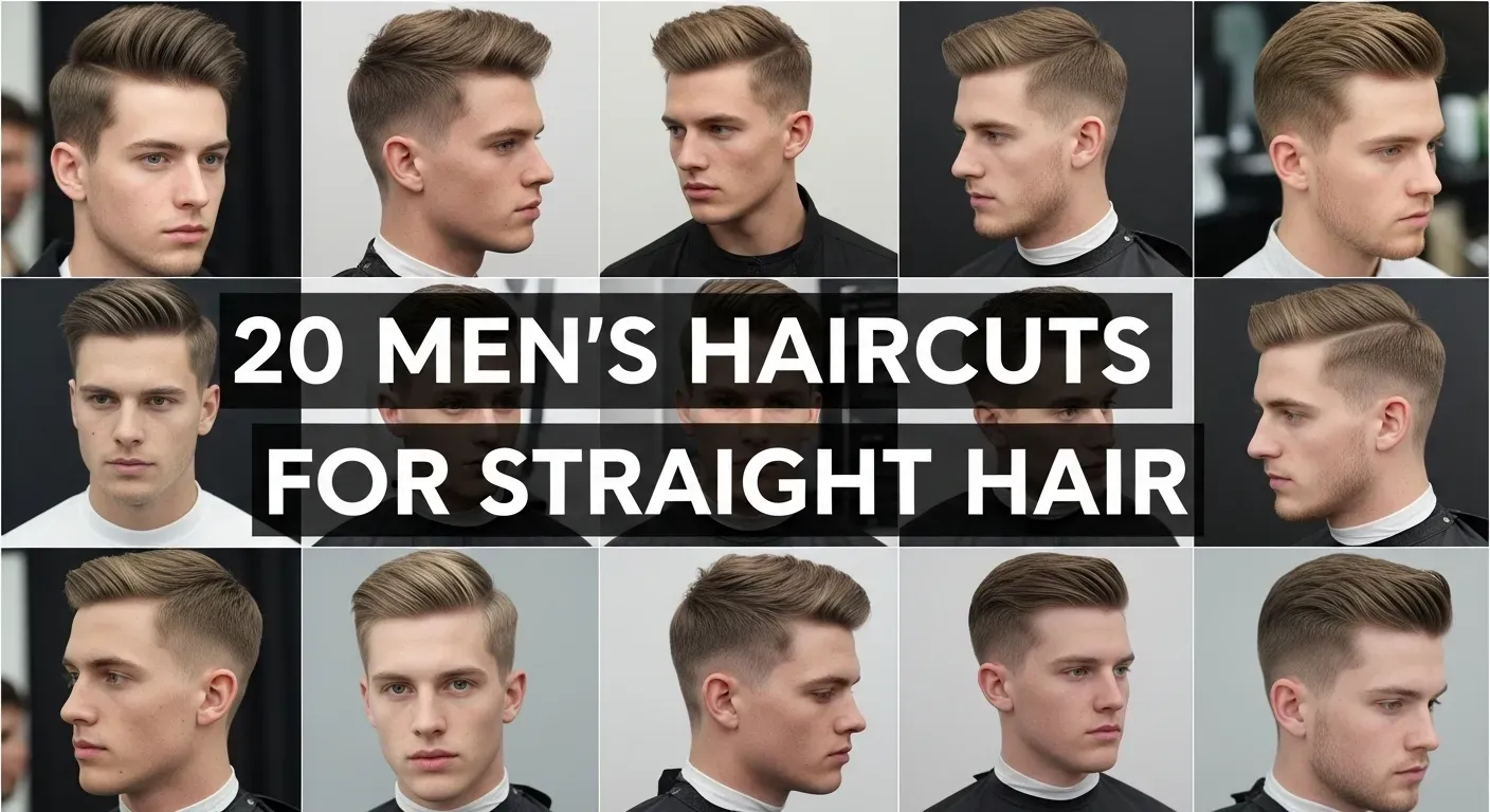 20 Men's Haircuts for Straight Hair
