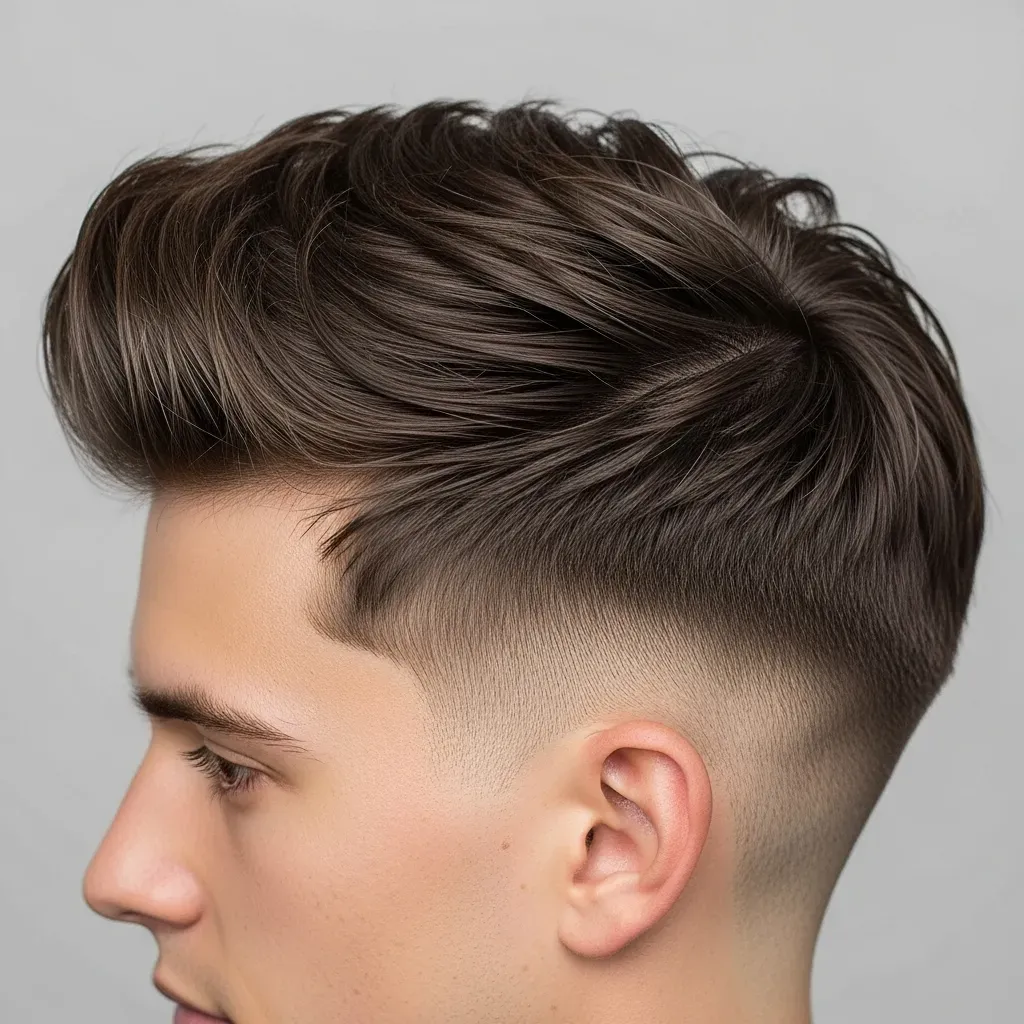 Brushed-Back Wavy Flow with Volume