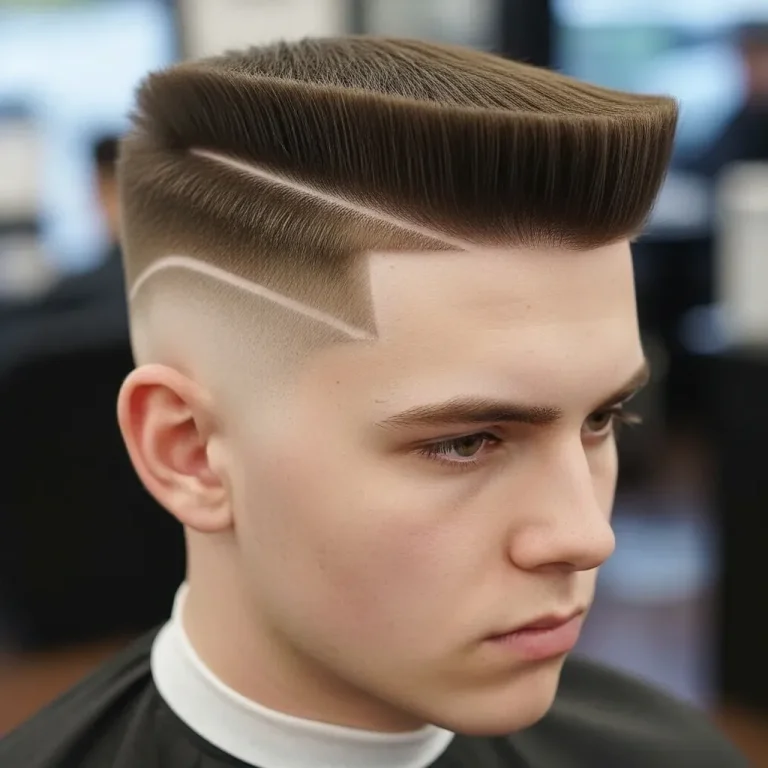 Classic Flat Top with Precision Lines