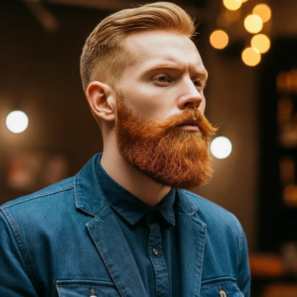 Classic Short Ginger Beard