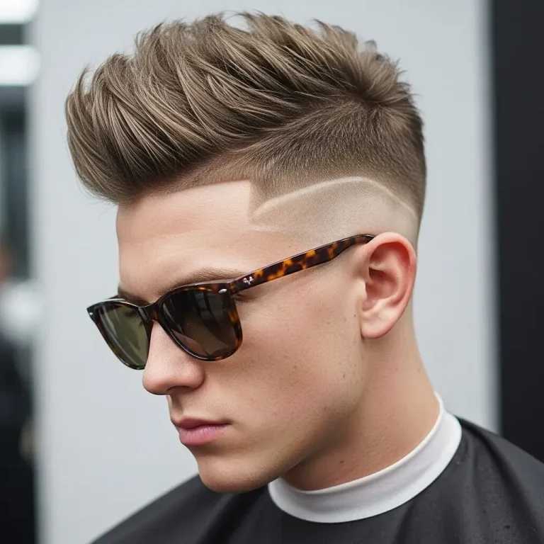 Faux Hawk Fade for Bold Energy