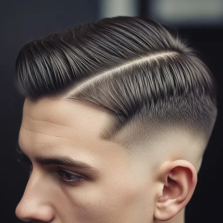 Hard Part Comb Over for Sharp Definition