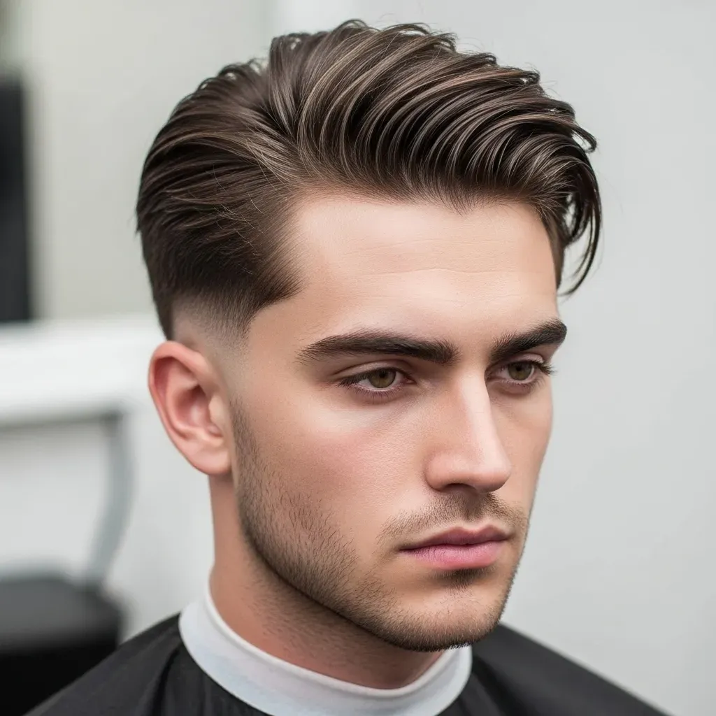 Medium Layers with Slick Back Finish