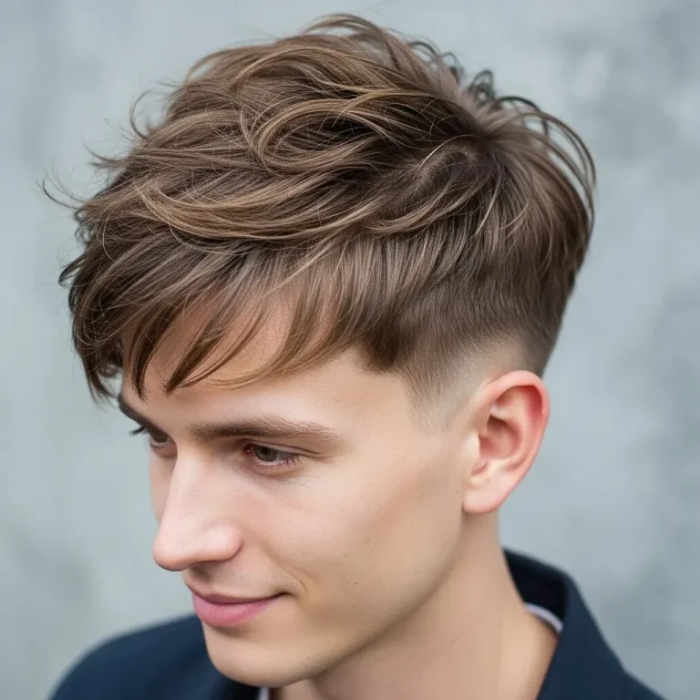 Shaggy Layers with Side Part