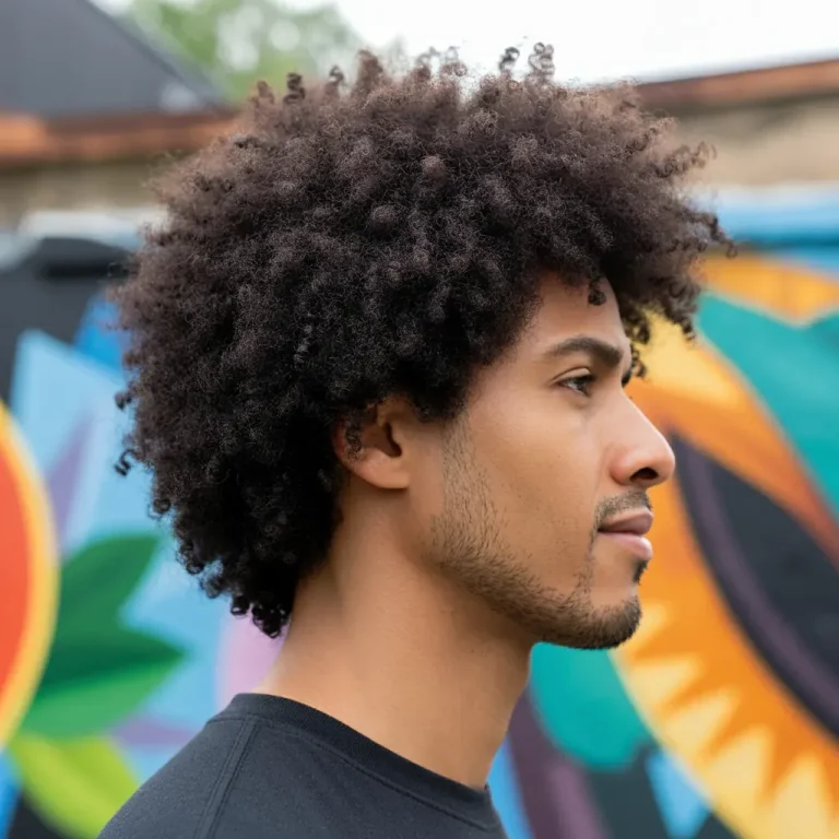 Short Curly Afro