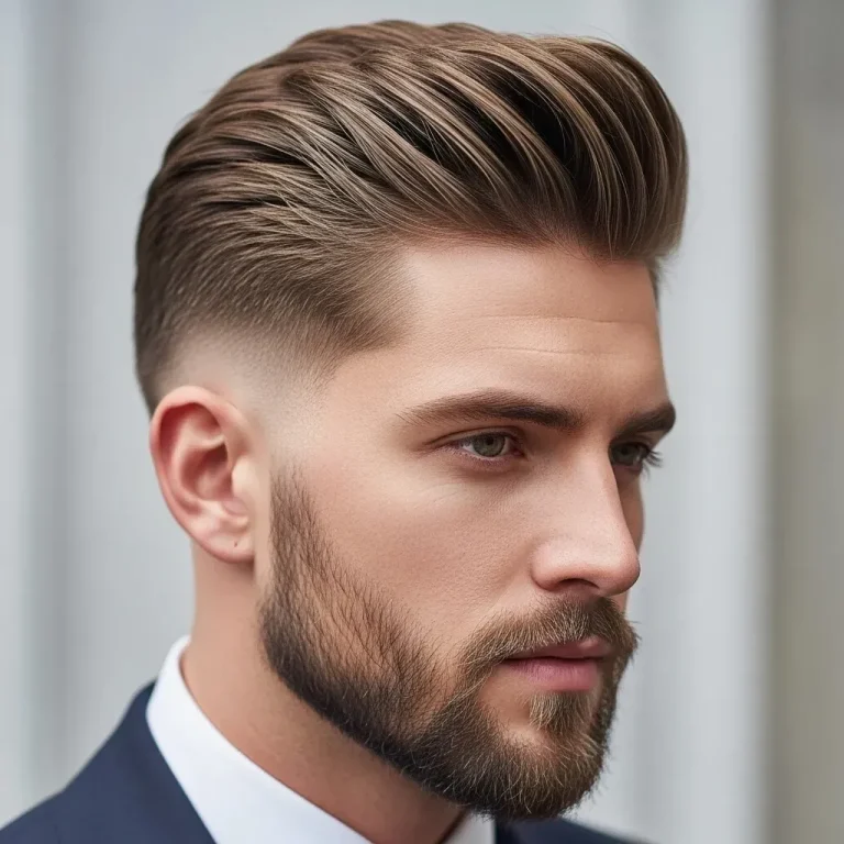 Short Pompadour for Modern Elegance