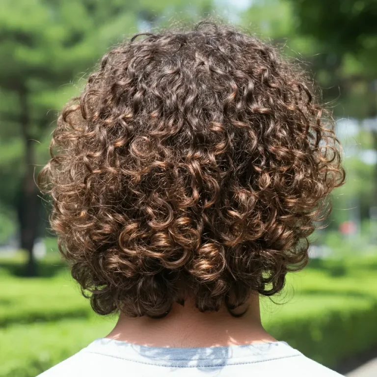 shoulder length curls