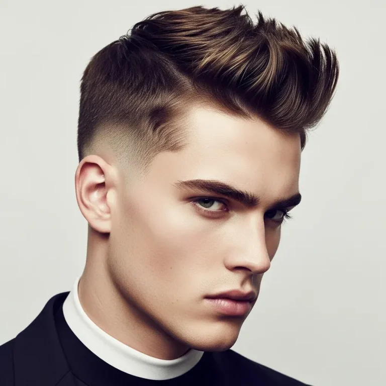 Spiked Top with Mid Fade