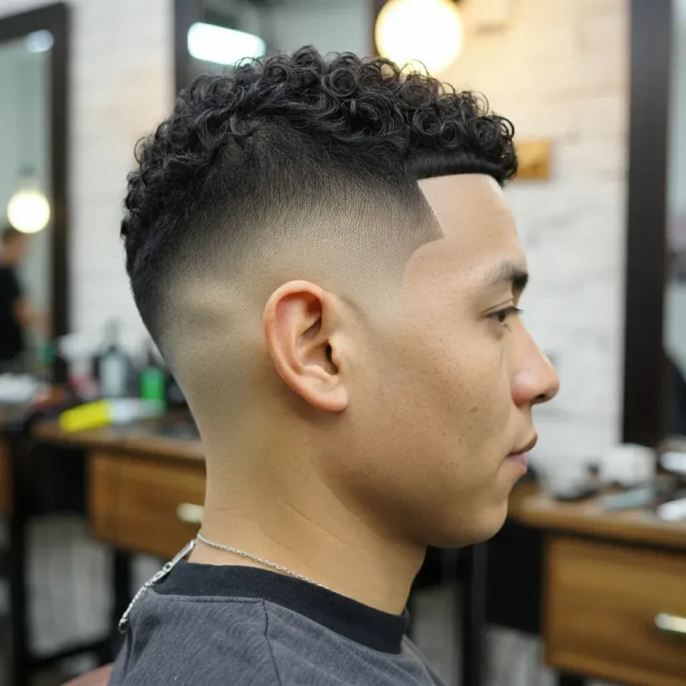 Textured Crop with Curls