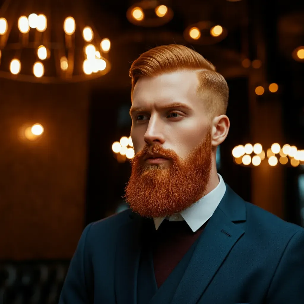 Textured Ginger Goatee