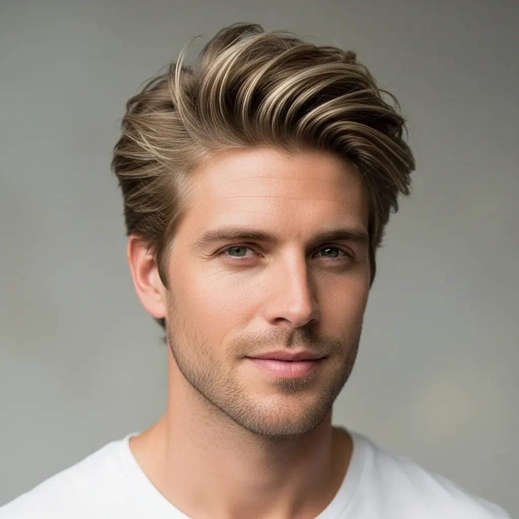 Tousled Ash Blonde Layers