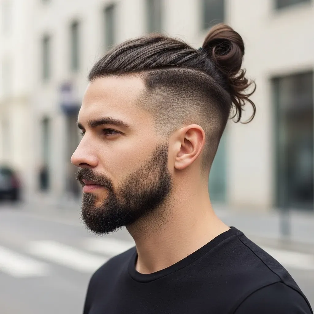 Undercut with Long Top Knot