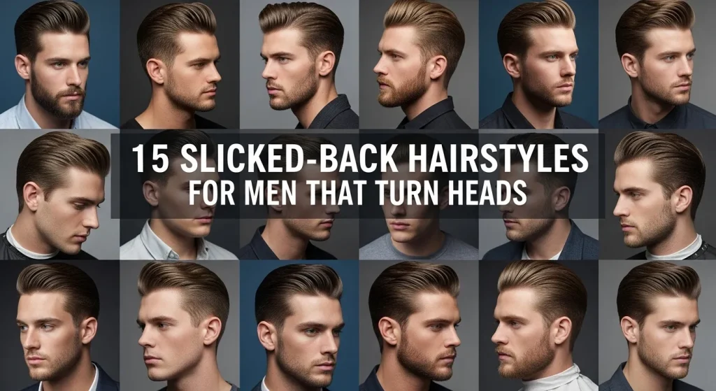 15 Slicked-Back Hairstyles for Men That Turn Heads