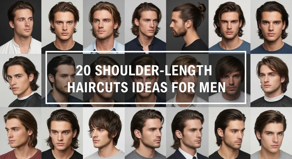 20 Shoulder-Length Haircuts Ideas for Men
