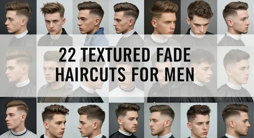 22 Textured Fade Haircuts for Men 